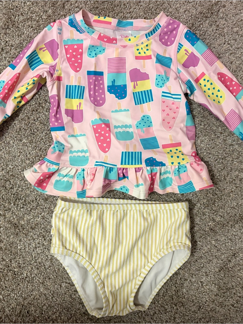 Ruffle Butts Swimsuit Rash guard